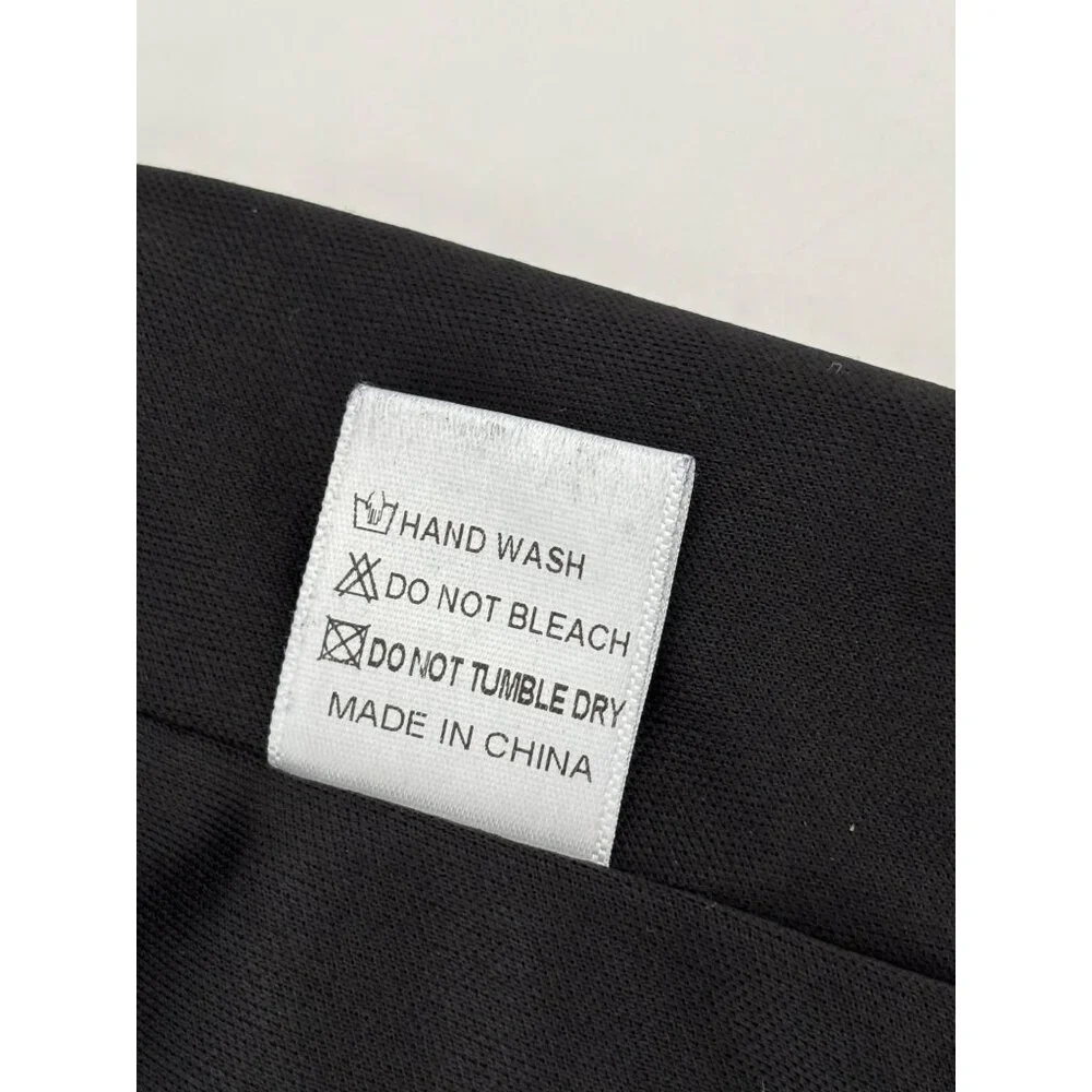 Mini Skirt Small BodyCon Gold Zip Adjustable Slit Streetwear Minimalist Preppy - Picture 9 of 15